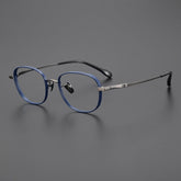 Firth Titanium Eyeglasses Frame Rectangle Frames Southood Blue